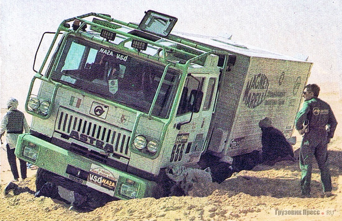 Astra BM309 6x6 на гонке 1986 г.
