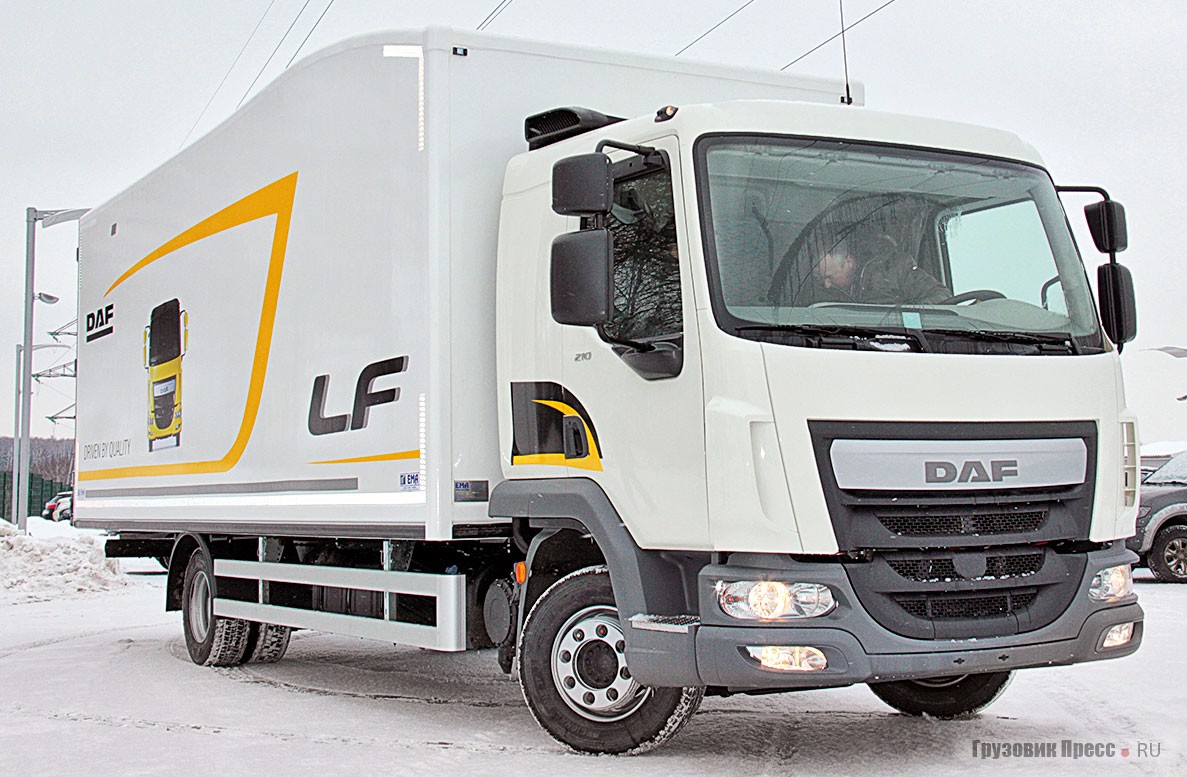 DAF LF45 210FA Euro 5: необычная форма фургона, изготовленного в Сербии, продиктована аэродинамикой