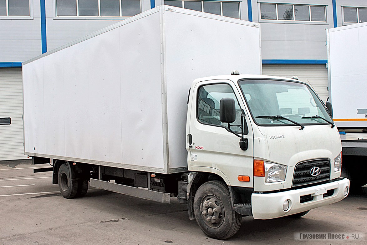 Hyundai HD78 выступает главным конкурентом Mitsubishi Fuso Canter