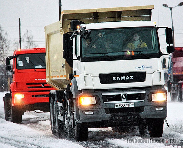 Самосвалов полной массой до 50 т КАМАЗ раньше серийно не выпускал, да ещё и таких комфортабельных…