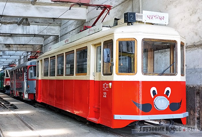 Внешний вид Đuro Đakovič TMK101 по имени «Чичица» выпущен в 1967 г., стилизован под вагон GOŠA-Jasenica