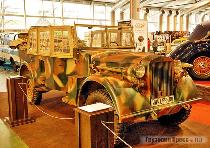 Немецкие штабные автомобили времен Второй мировой войны