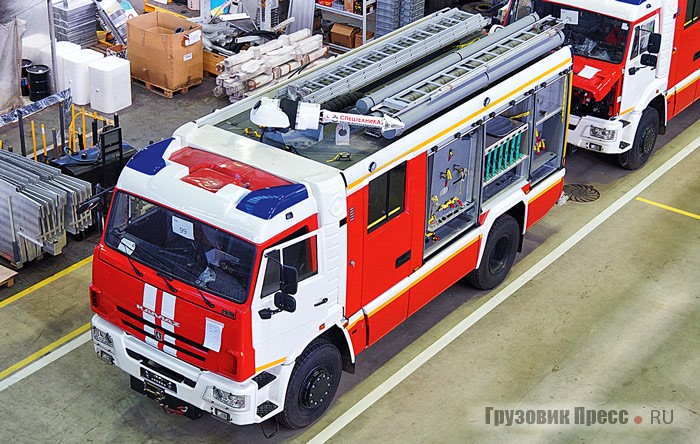 Автоцистерна  АЦ 3,2-40/4 на шасси КАМАЗ-5387 (4х4) – самый массовый продукт «Спецтехники пожаротушения»