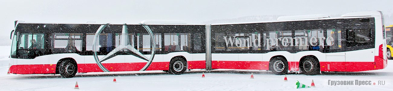 Сверхвместительный сочленённый городской автобус Capacity L габаритной длиной 21 м