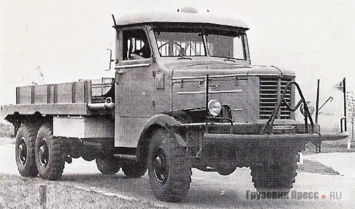 Испытание шасси и первый полноприводной грузовик последней модели в истории марки – Kromhout V-6D (6x6), 1958 г.