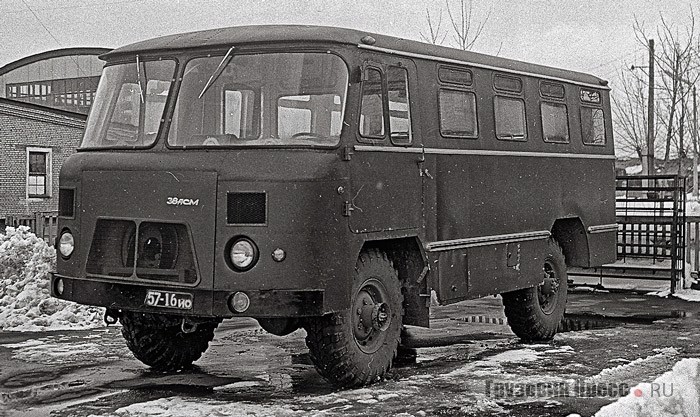 Опытный модернизированный автобус 38АСМ, 1971 г.