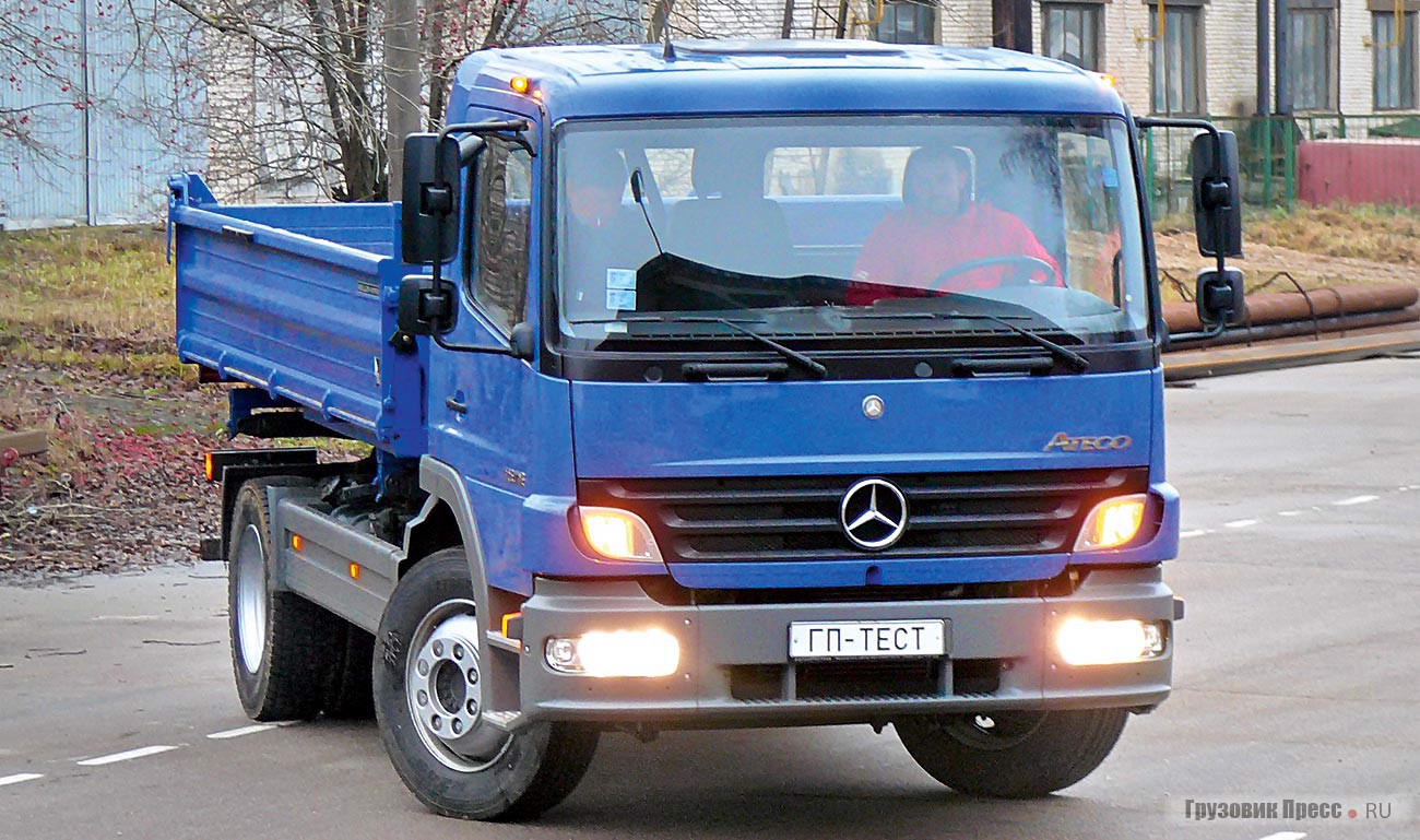 Mercedes-Benz Atego 1518K тест-драйв журнала «Грузовик-Пресс»