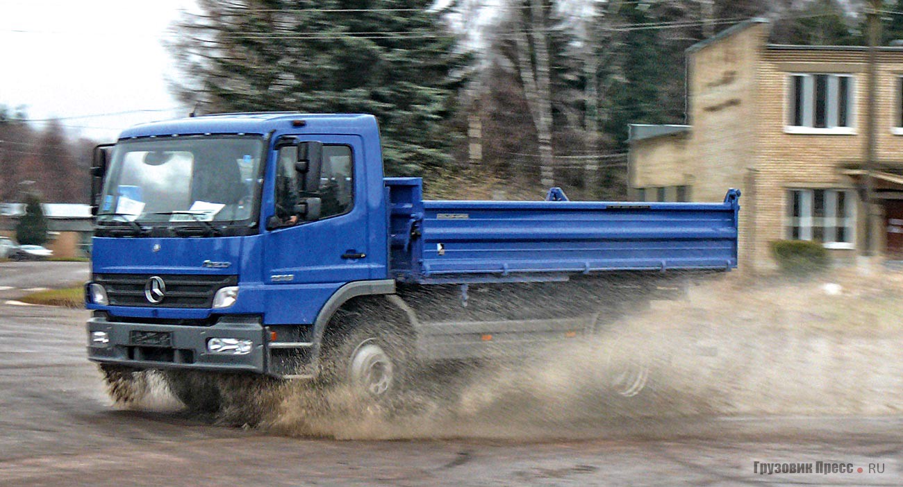 Mercedes-Benz Atego 1518K тест-драйв журнала «Грузовик-Пресс»