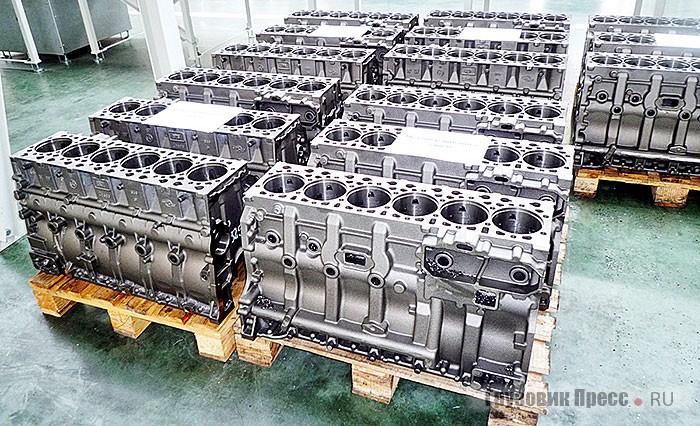 Программа локализации предусматривает изготовление блоков цилиндров для двигателей ЯМЗ-530