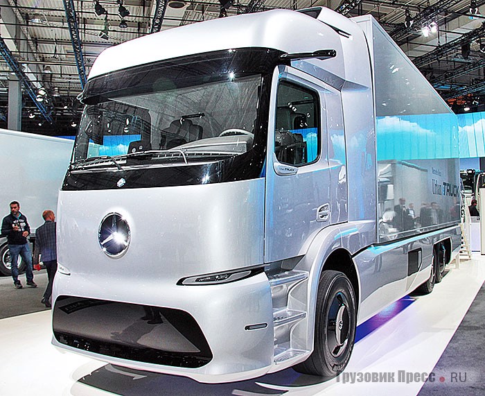 Mercedes-Benz Urban eTruck – транспортировка грузов в городе – тихо, без вредных выбросов, с сетевой интеграцией