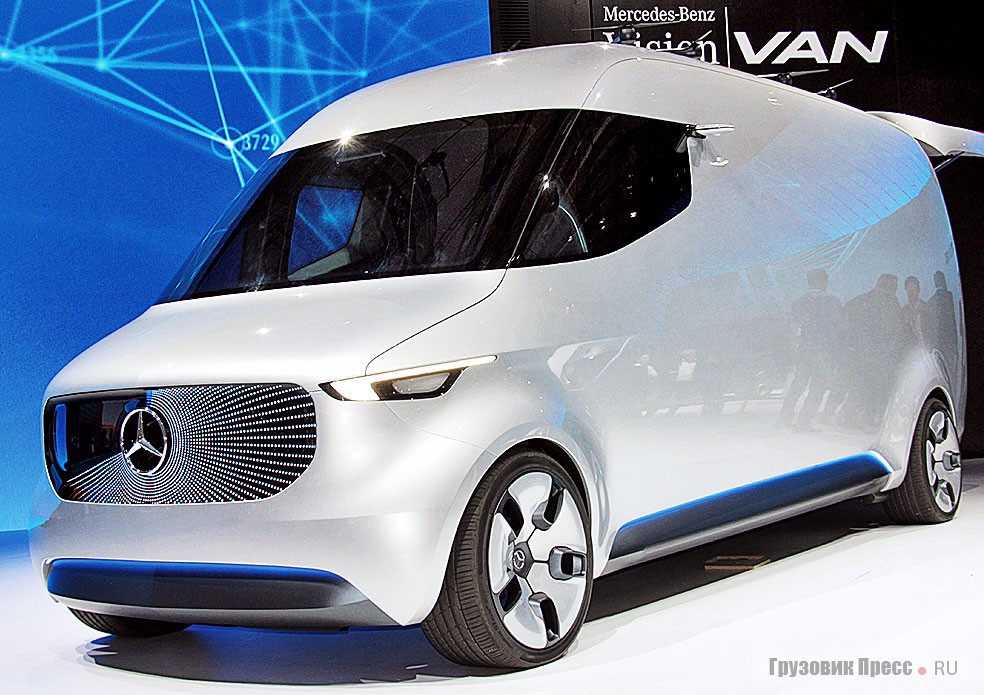 Mercedes-Benz Vision Van – автоматизированный и интегрированный в сеть малотоннажный автомобиль с революционной системой управления