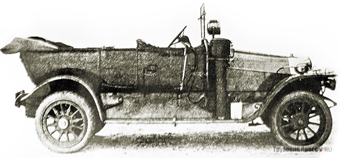 Штабной автомобиль «Пурырев А 28/40». Испытательный пробег Военного ведомства, 1912 г.