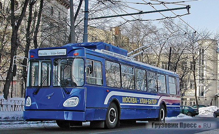 Первый троллейбус МТрЗ-6223 для Улан-Батора. 2007 г.