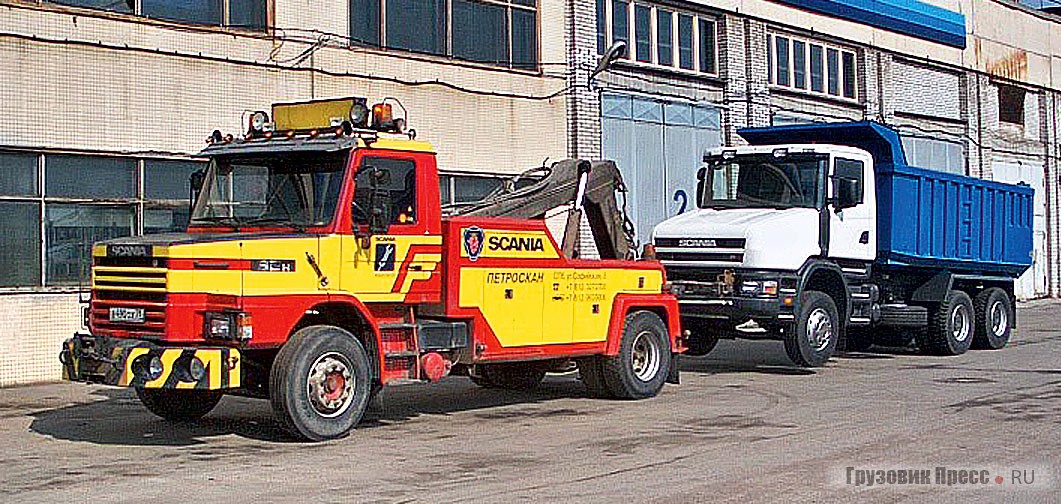 Первый эвакуатор Scania 92H, проданный в Санкт-Петербурге в 1990 г.