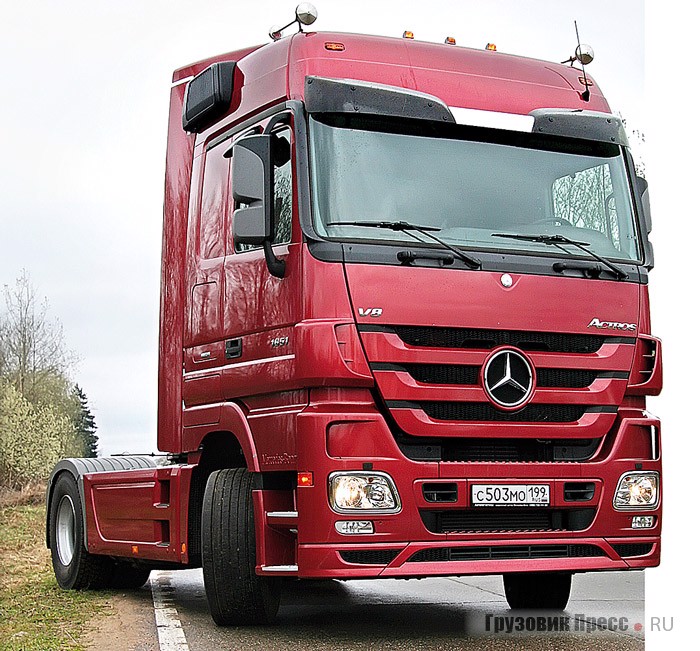 Седельный тягач Mercedes-Benz Actros 1851 LS с кабиной MegaSpace