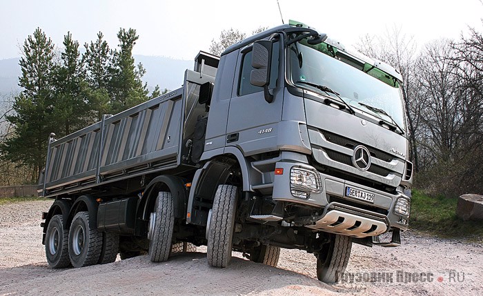 Самосвал Mercedes-Benz Actros 4148 AK (8x8/4)