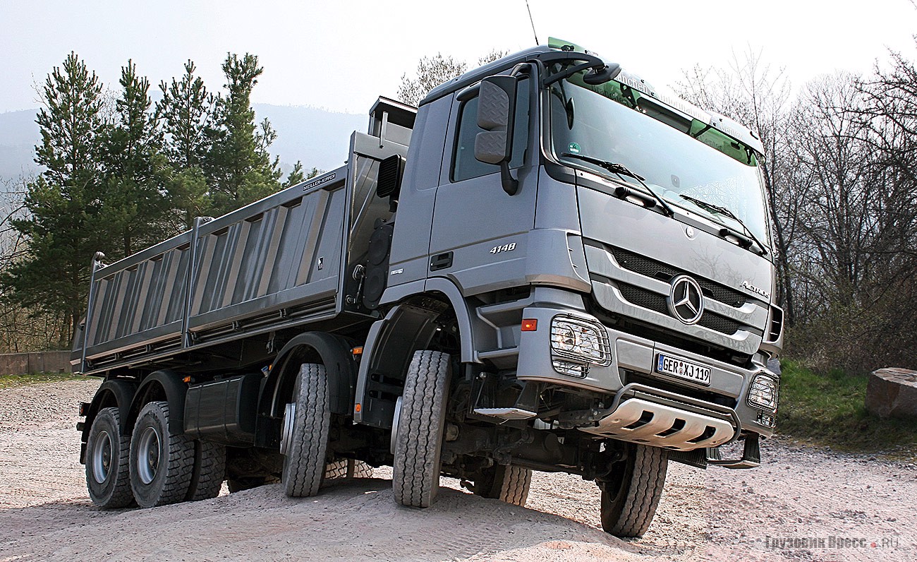 Самосвал Mercedes-Benz Actros 4148 AK (8x8/4)