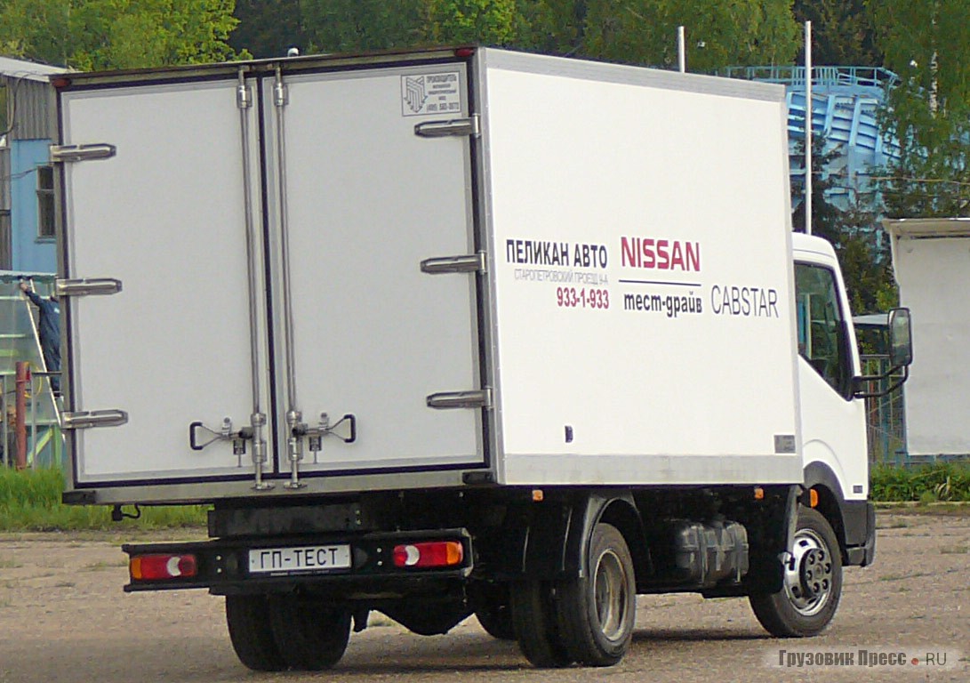Тест-драйв фургона Nissan Cabstar 35.15 F24, журнал «Грузовик Пресс»