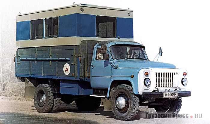 Съемный кузов-фургон СКФ-1 на шасси ГАЗ-53-12