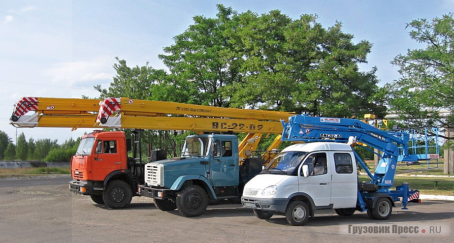 Экспортная линейка для России (справа налево): ПМС-212-02, ВС-22-02, ПМС-328-02