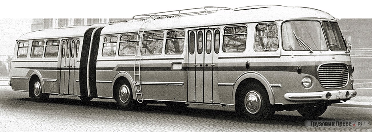 Сочлененный автобус Škoda 706RTO-K. 1960 г.