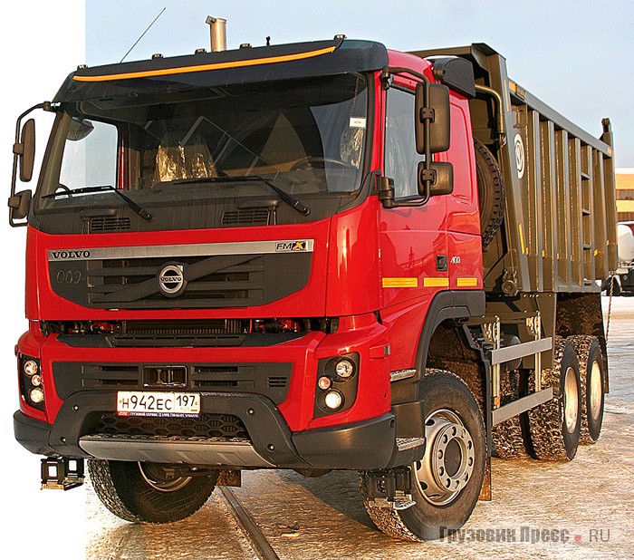 Самосвал БЦМ-53.6 (модель 6539) на шасси Volvo FMX (6х6)