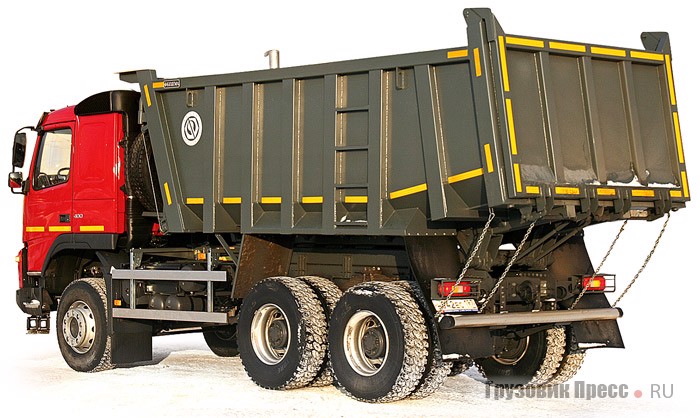 Самосвал БЦМ-53.6 (модель 6539) на шасси Volvo FMX (6х6)