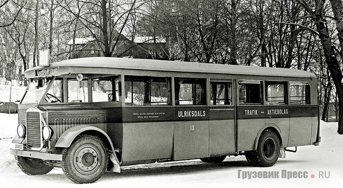 Полувагонный автобус Scania-Vabis 8501, 1930 г.