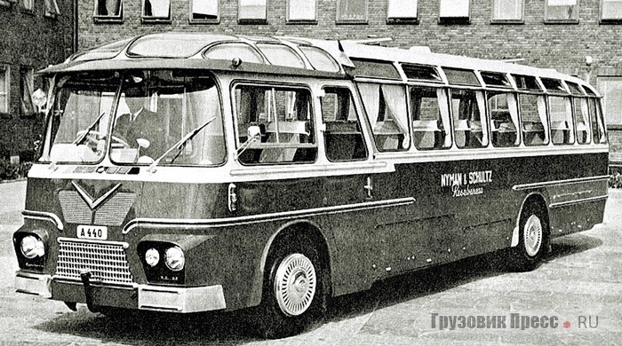 Scania-Vabis B55, кузов Verheul. Нидерланды, 1962 г.