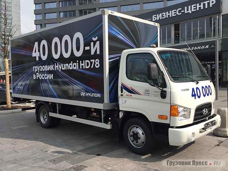 40 000-й автомобиль Hyundai HD78