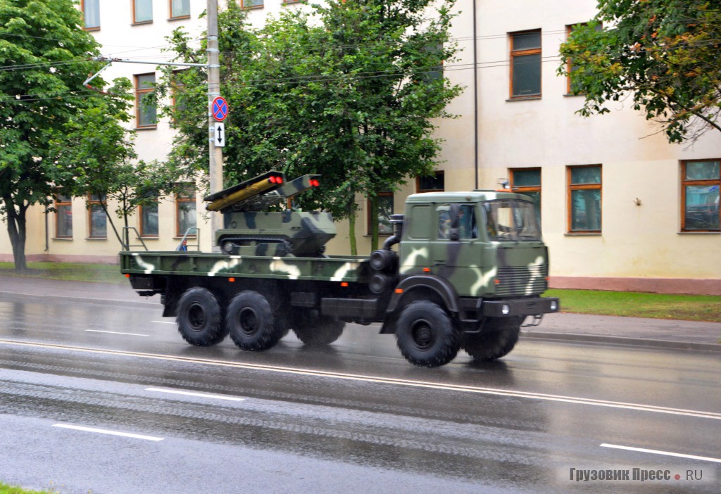 СРПТК «Богомол» на транспортере МАЗ-6317