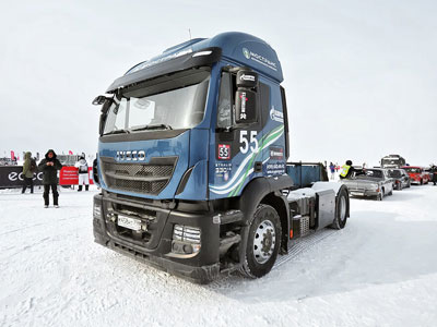Тягач IVECO Stralis NP 460 установил рекорд скорости