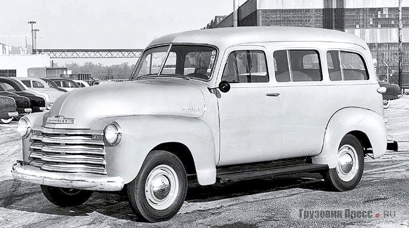 Пассажирский фургон Chevrolet Suburban Carryall, 1947 г.