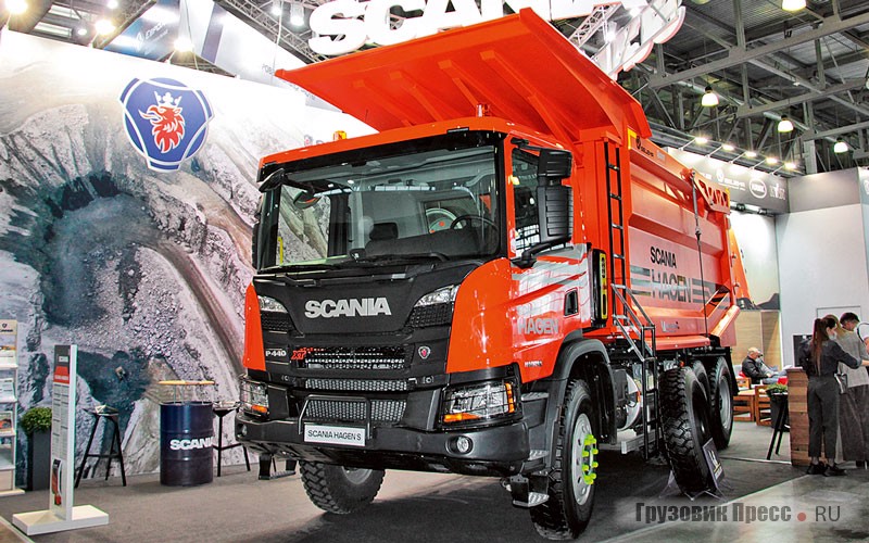 Мифологическая серия Scania HAGEN предназначена для перевозок руды и вскрышных пород