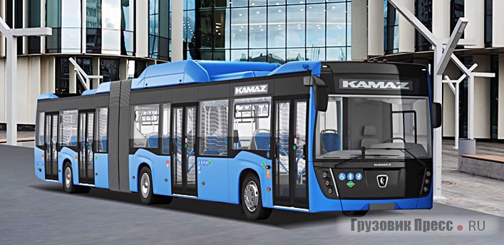Низкопольный автобус особо большого класса KAMAZ-6299-40-57