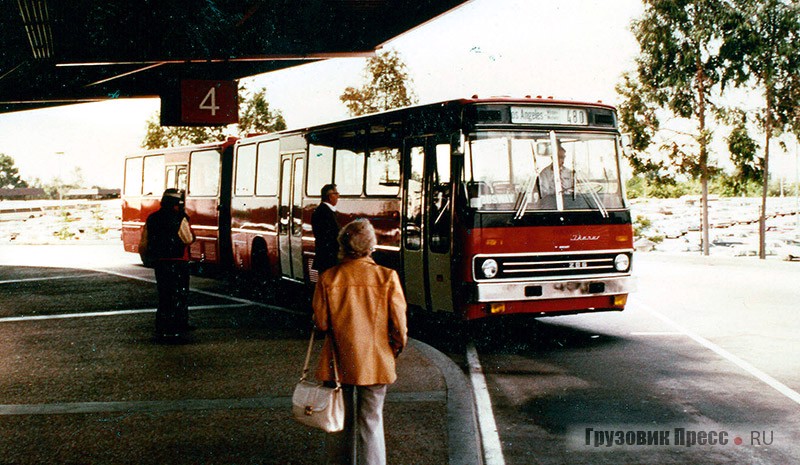 Испытание автобуса Ikarus 286.K1 в транспортной компании Southern California Rapid Transit District (SCRTD) в Лос-Анджелесе