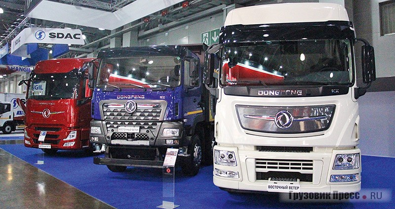 Тяжёлые грузовики Dongfeng Motor официально продают в России с 2007 г.