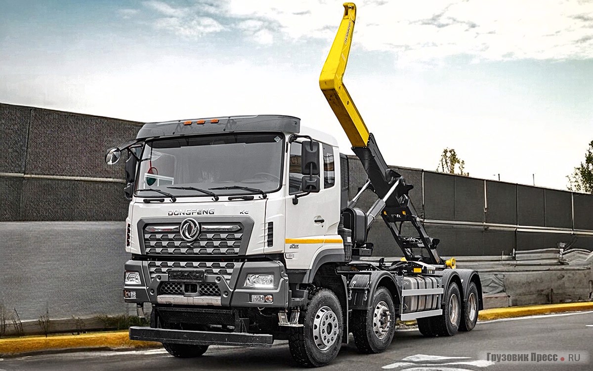 Крюковой погрузчик на базе Dongfeng KC 8x4